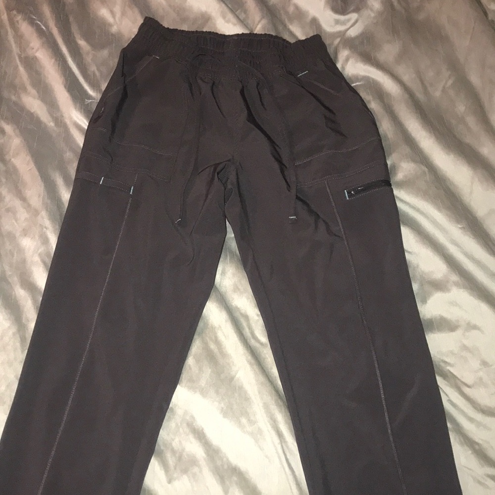 Gray scrub pants